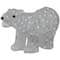 28" Lighted Commercial Grade Acrylic Polar Bear Christmas Display Decoration